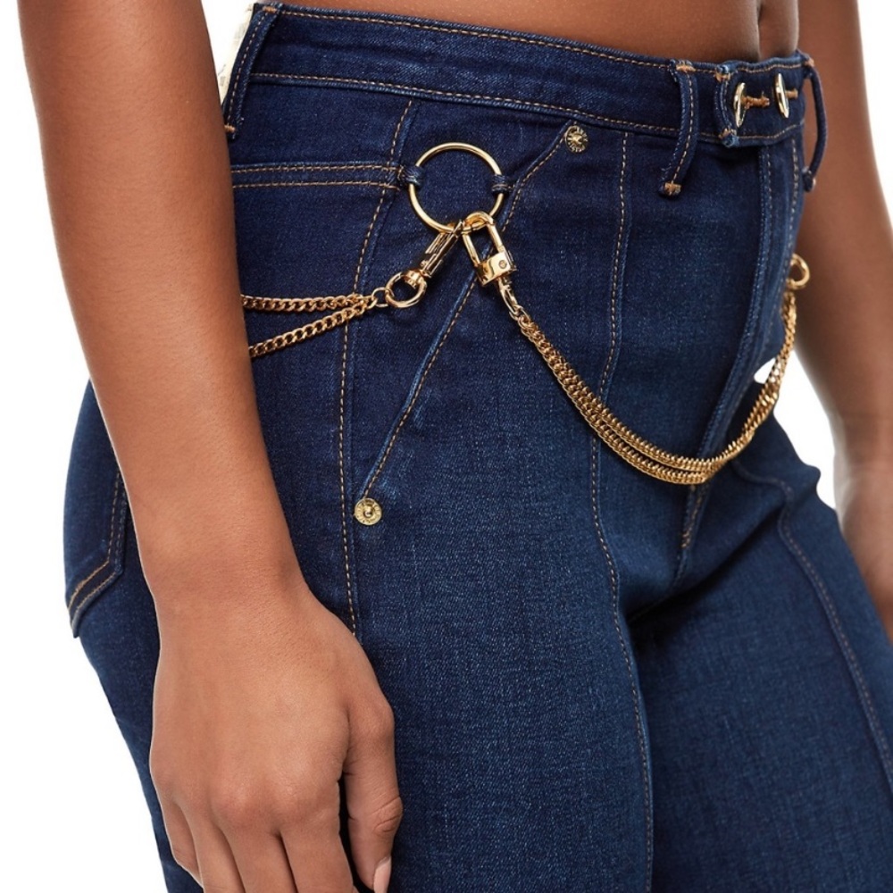 - TRUE RELIGION CAIA ULTRA HIGH RISE Chain Jeans
